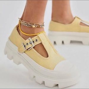 New Free People Jeffrey Campbell Marley Mary Jane Platforms size 7.5